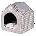 Trixie 36352 Kuschelhöhle Silas, 40 × 45 × 40 cm, grau/creme