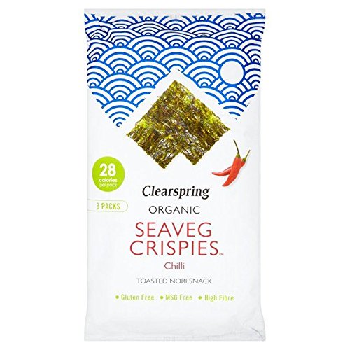Clearspring Organic Chilli Seaveg Crispies Multipack - 3 x 5g (0.03lbs)