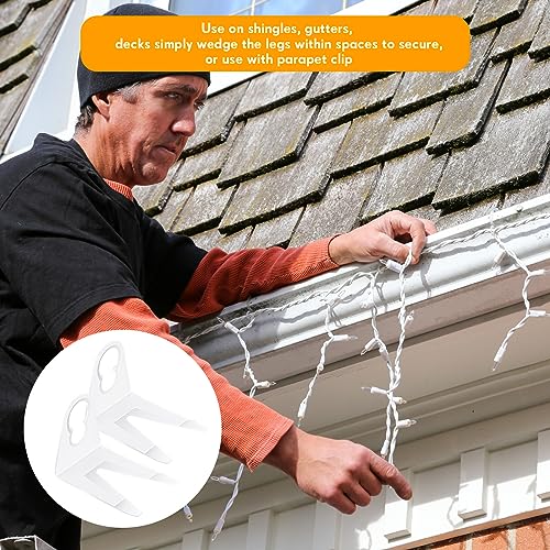 Soaoo XLA-SOAOO-392 300 Pack Original Shingle Tab Clips For C7 C9 Lights, Christmas Light Plastic Light Clips thumb #6