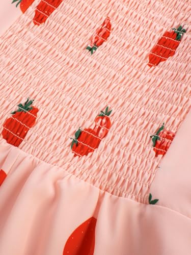 Image of Belle Poque Women's Vintage Midi Cottagecore Cocktail Dresses | Belle Poque Women's Vintage Cottage Core Dress,A-line,Midi,Square Neck,Homecoming Dress,Cocktail Dress,Sun Dress