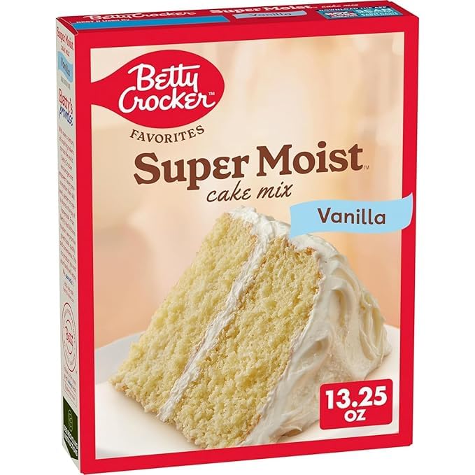 Betty Crockers Super Moist Vanilla Flavored Cake Mix 375g (USA) (B0DCVM6NZX) Amazon Price History, Amazon Price Tracker