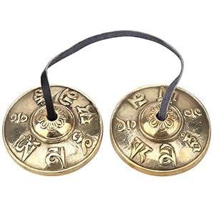 Tibetan Bell, handgemaakte Tibetaanse meditatie Bell boeddhistisch percussie-instrument(#2)