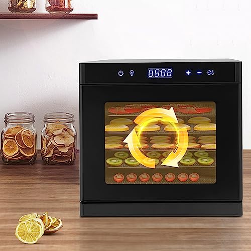 Dörrautomat Lebensmittel-Dehydrator 700W – für vollmundige Snacks und gesunde Ernährung. Mit runden Ecken, klarsichtigem Fenster und praktischem Zubehör. Ideal für Obst, Gemüse, Fleisch und mehr! – Bild 6