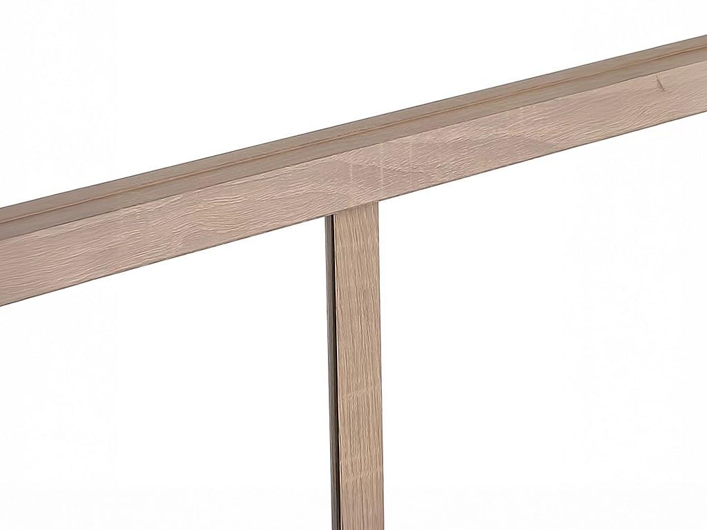 Vente-unique - Verriére Atelier en Aluminium thermolaqué Naturel Clair 60 x 105 cm (L x H) – Bayview