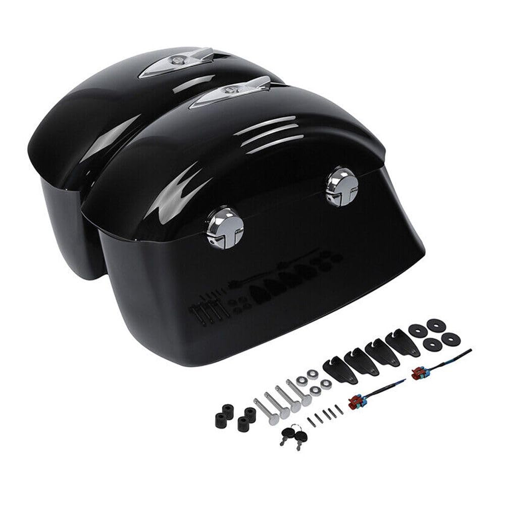 JUANQIAPAS Saddlebags Latch Fits Chief Black Saddlebag-Type SELFICC12RC1420