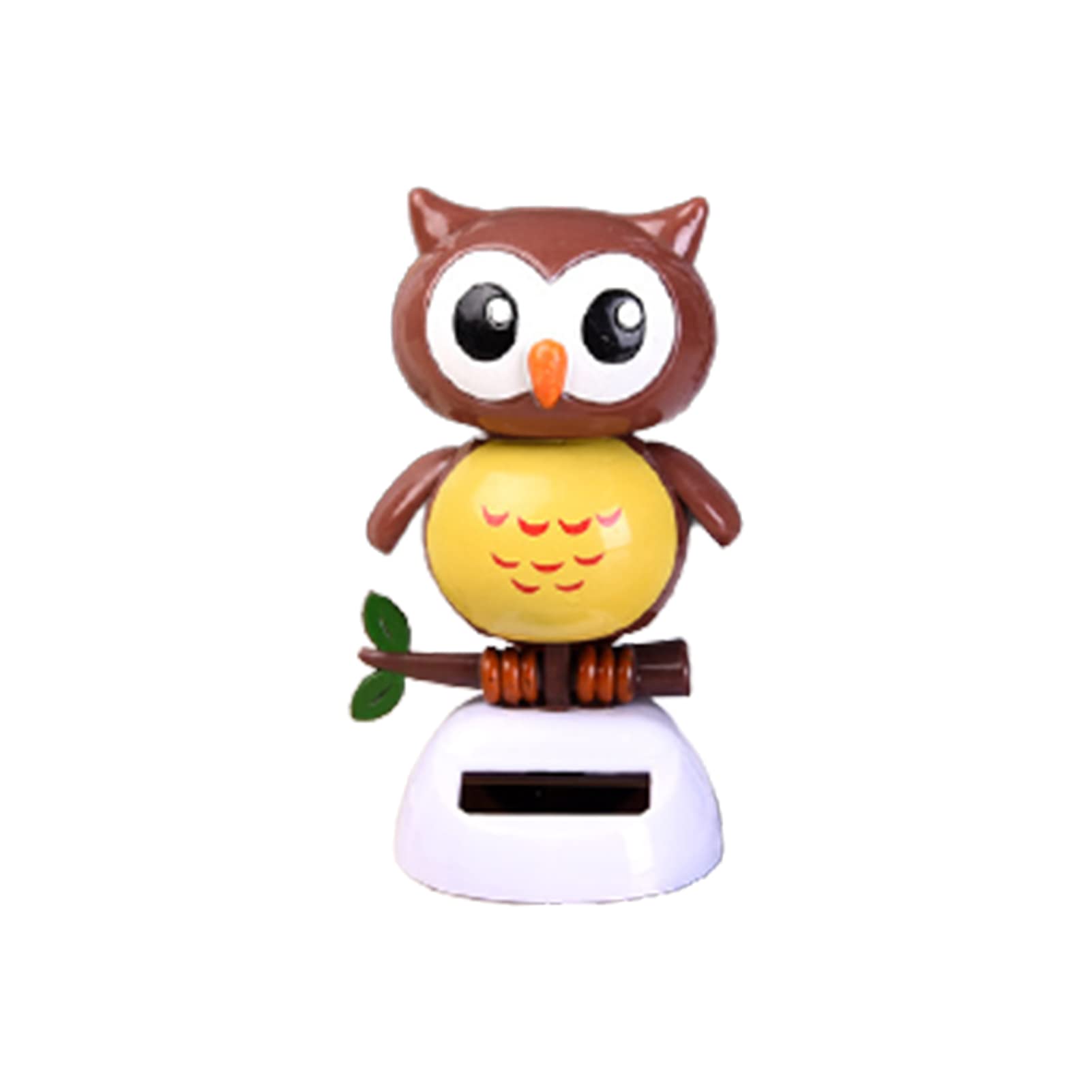 VALINK Solar Dancing Toy, Car Dashboard Decoration,Cartoon Animal Solar Car Decoration Ornaments,Used for Car Desk Decoration Brown Owl
