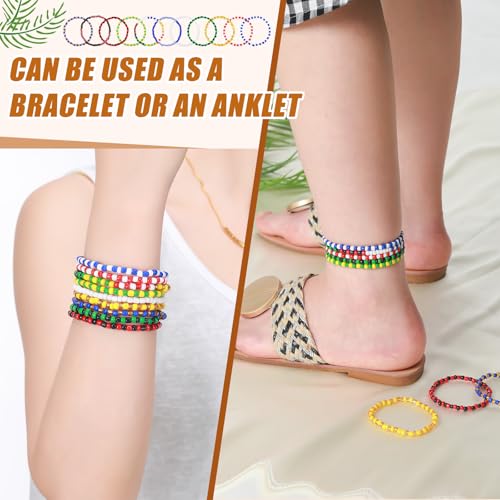 11 Pcs Ilde Pulseras Santeria Handmade Unisex Stretch Bracelet Tobillera Iyawo Babablawo Orula Shango Obatala Eleggua Ogun Ochosi Oshun Yemaya Oya San Seven African Powers4