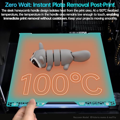 Image of BIQU CryoGrip Pro Glacier Build Plate for Bambu-Lab H2C A2L 3D Printer