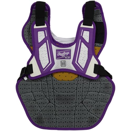 Protège-Poitrine Rawlings Velo 2.0 Baseball Intermédiaire 39 cm Violet