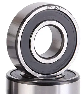 MINSALES Ball bearing 6205 2RS 1pc Rubber Sealed Bearings (ID=25mm, OD=52mm, Width=15mm)