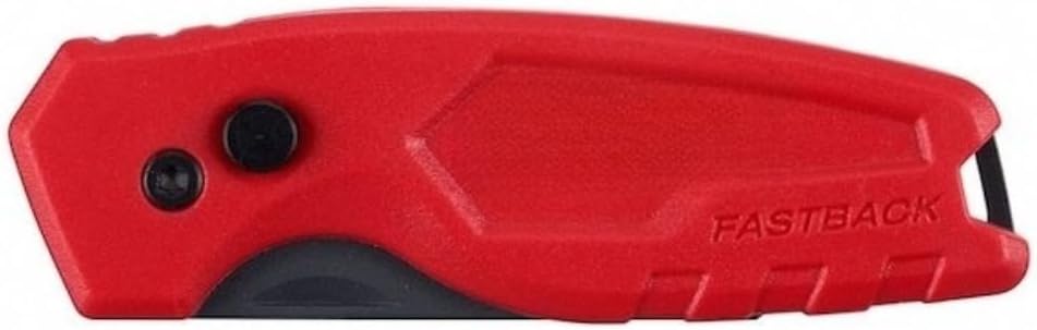Milwaukee Tool 48-22-1500 Fastback Compact Folding Utility Knife, 6.15, Red