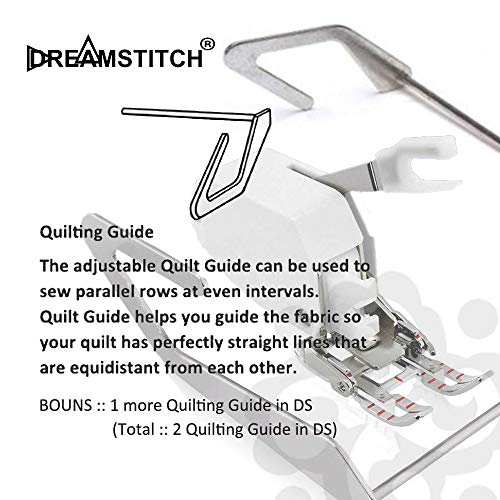 DREAMSTITCH P60444W-OT-Q01-Q02 Pie Prensatelas Abierto 7mm miniatura 4