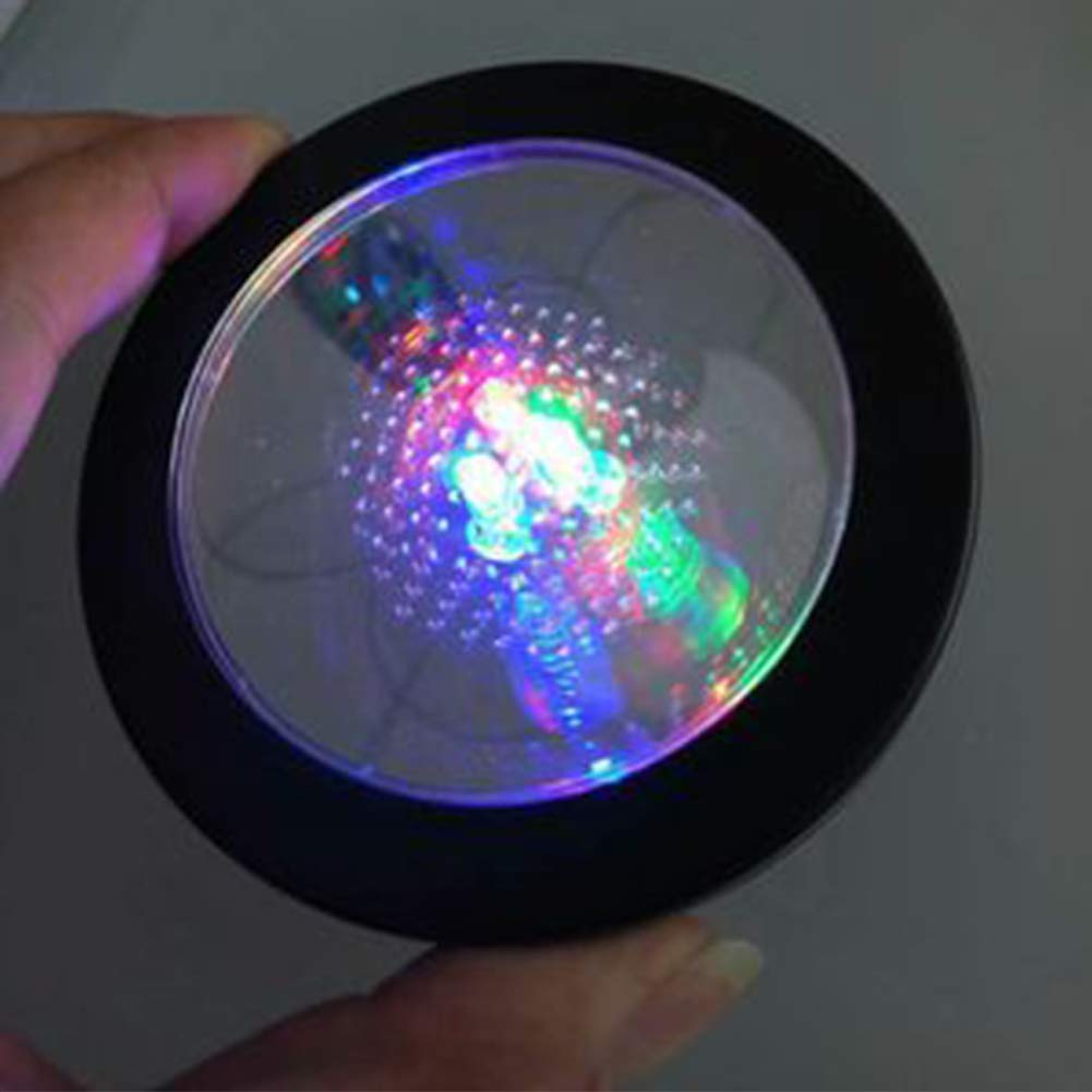 nawaishLED Coaster Drink Bottle Cup Mat, Bottle Light Glorifier Led Bottle lgiht Color Changing Flashing for Party Club Bars Wedding Decoration
