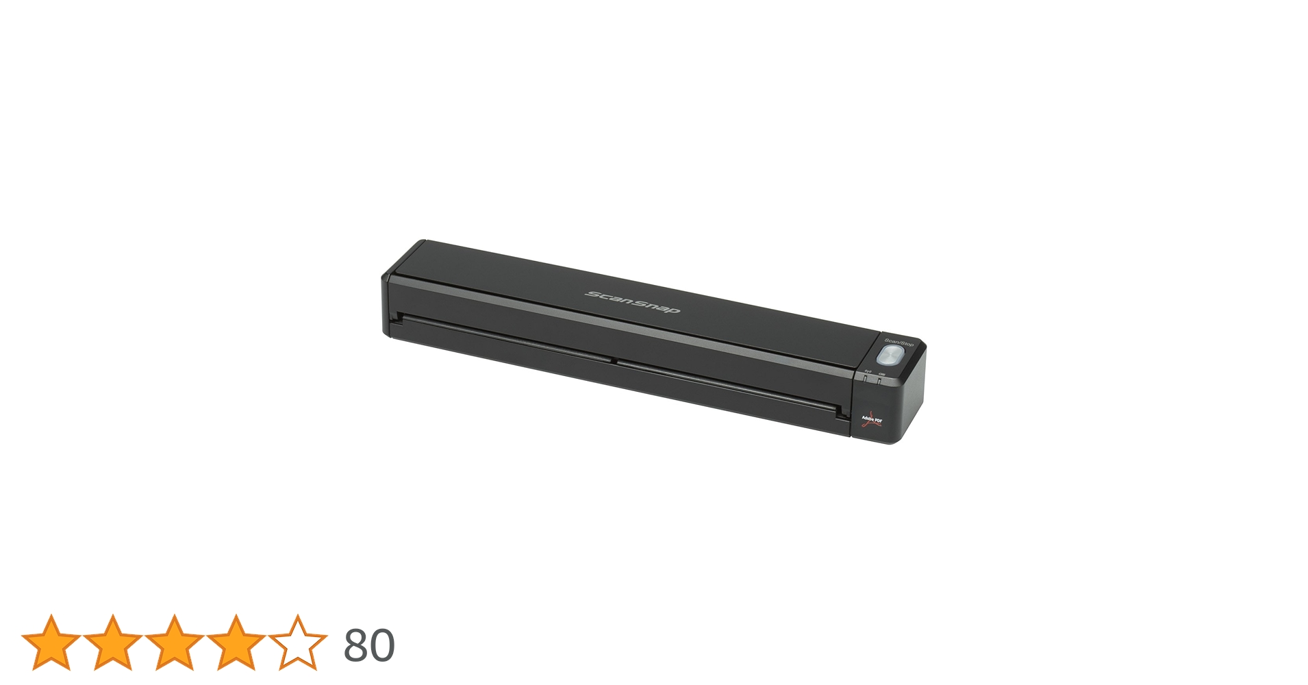 富士通 PFU ScanSnap iX100 FI-IX100B-P ブラック PFU ScanSnap iX100 FI-IX100B 1台 - アスクル