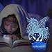 regalo de para niños, Unicornio Luz de Noche 3D Imagen de regalo de para niños, Unicornio Luz de Noche 3D