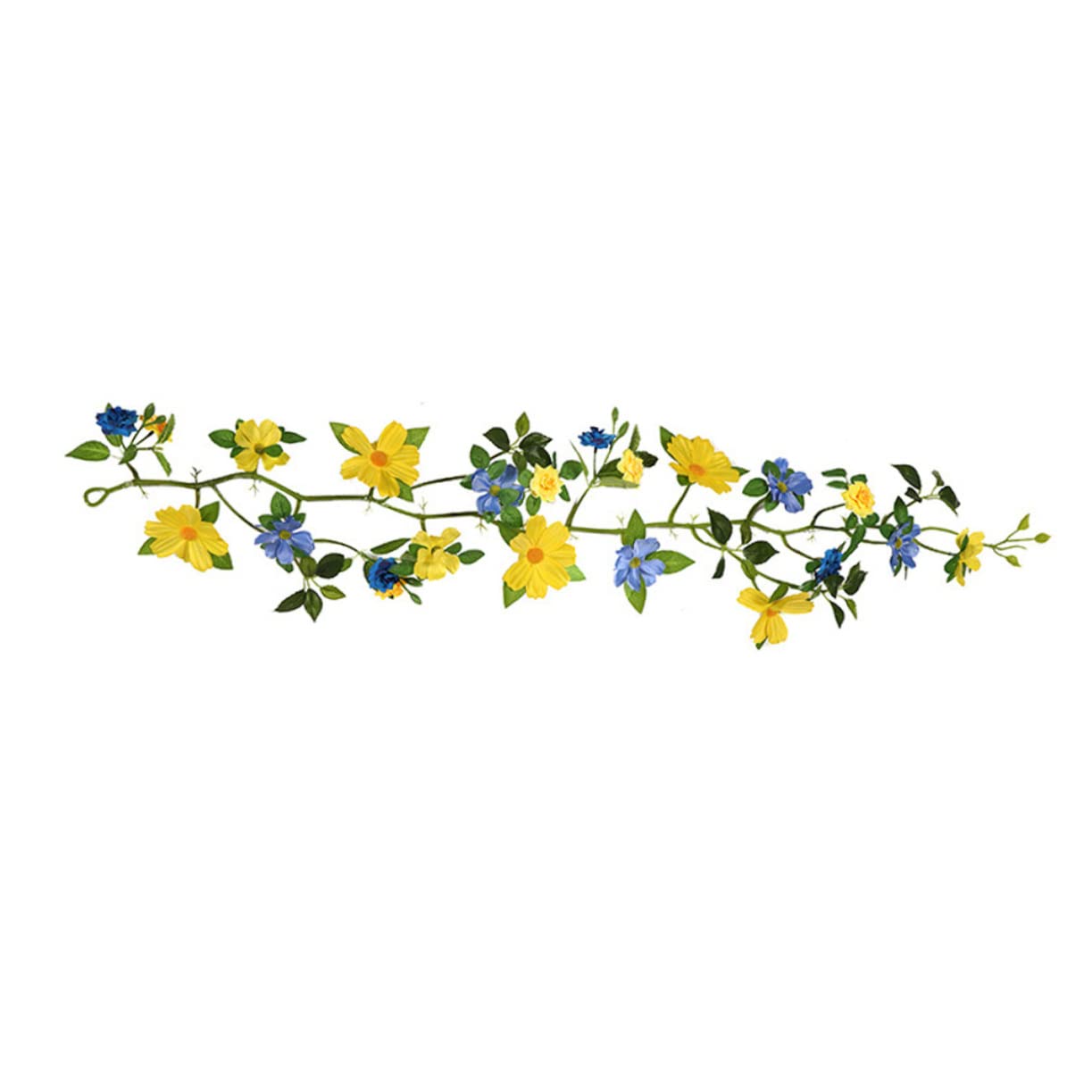 Ciieeo 3 Stück Outdoor Hängetür Blumenreben Zum Aufhängen Künstliche Blumengirlande Simulierte Hängende Blumenranke Gefälschte Bipinnatus Rebe Künstliche Ranke Hängeblumen