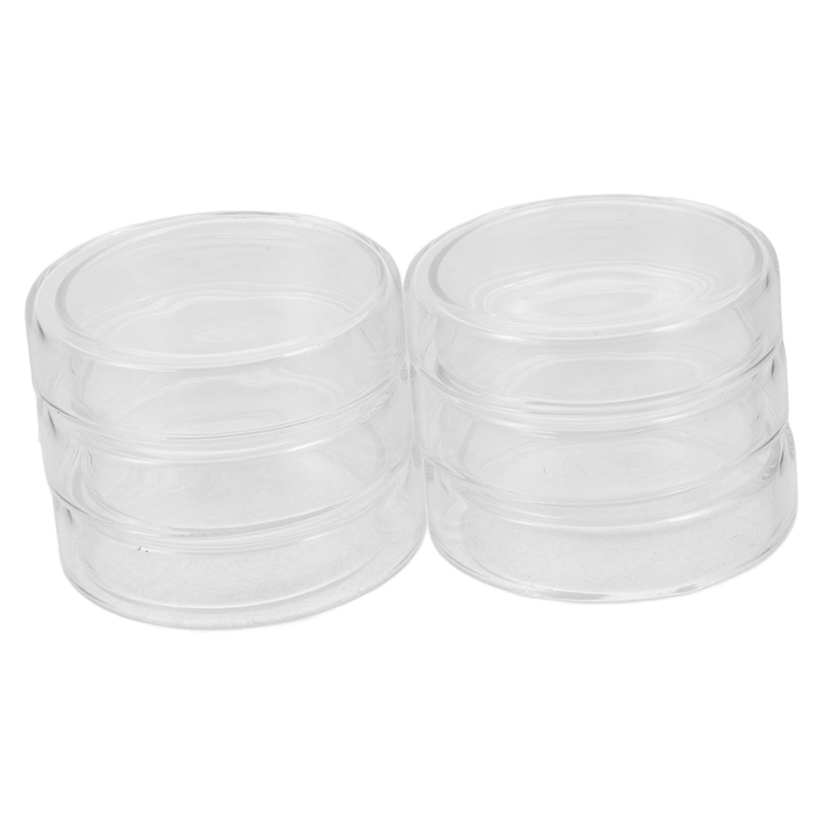PLAFOPE 6piezas Placas De Cultivo Celular Borosilicato Unidades Platos De Petri Transparentes Resistentes Altas Temperaturas Para Laboratorio y Experimentos Biológicos