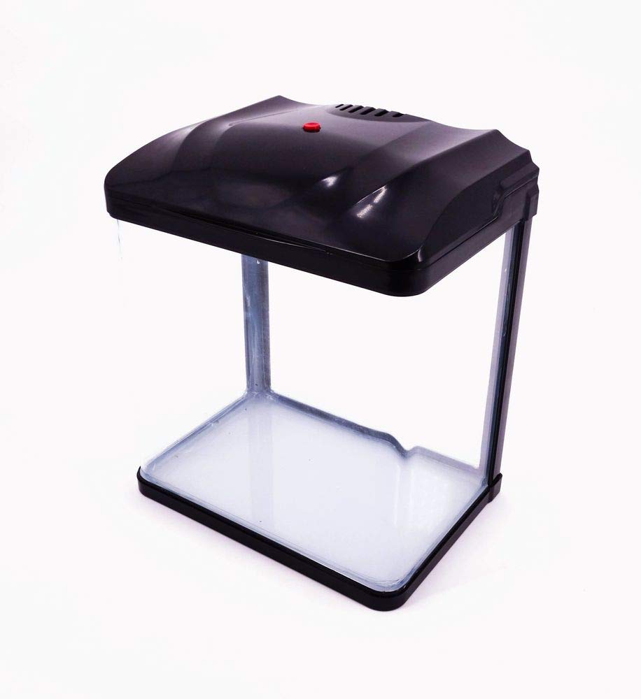 AquaOne Hr-230 schwarz inklusive Dekoration Nano Aquarium Komplettaquarium Filteranlage Nanoaquarium Set Filter Beleuchtung