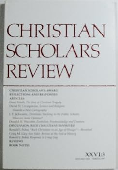 Single Issue Magazine Christian Scholars Review (Volume XXVI Number 3, Spring 1997) Book