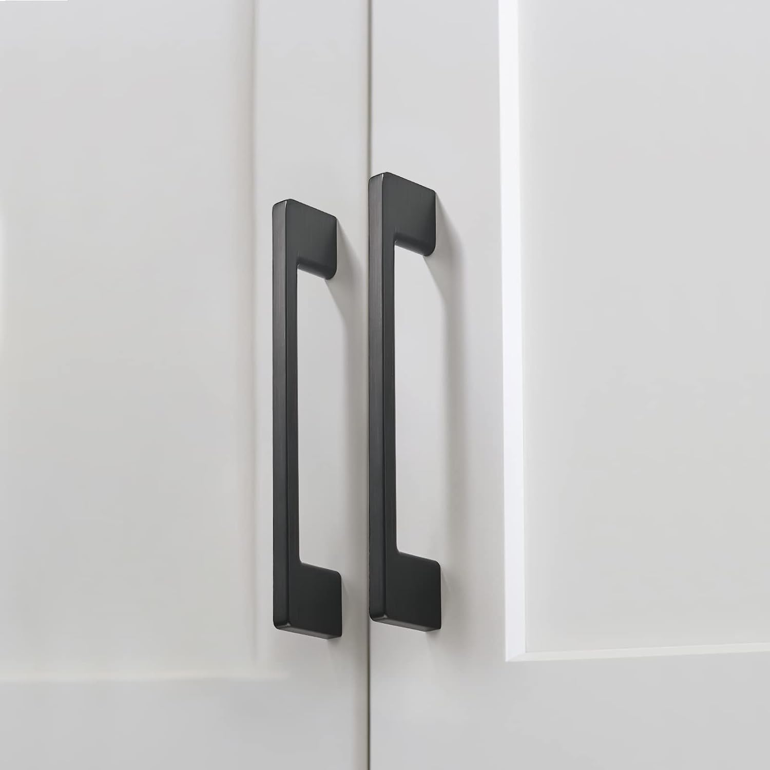 7-1/2 Inch (190mm) Miami Decorative Cabinet Pulls, Solid Zinc Alloy Metal, Kitchen Cabinet Hardware, Center to Center 160mm Drawer Handle with Mounting Screws. (10, Dark Pewter)
