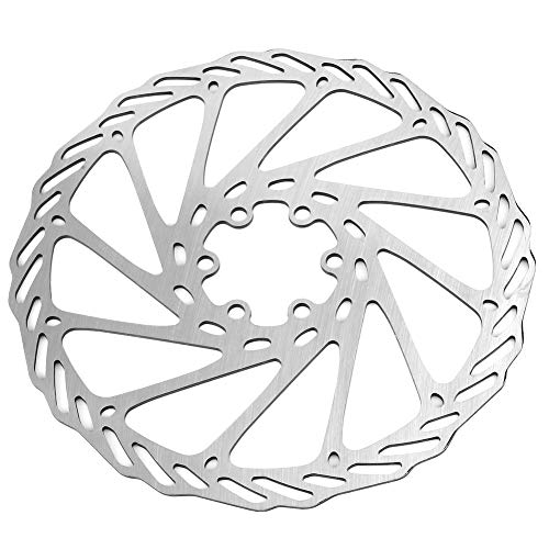 Tarcza hamulcowa rowerowa, rozmiar 4 części zamiennej tarczy hamulca rowerowego ze stali nierdzewnej antykorozyjna (180 mm)