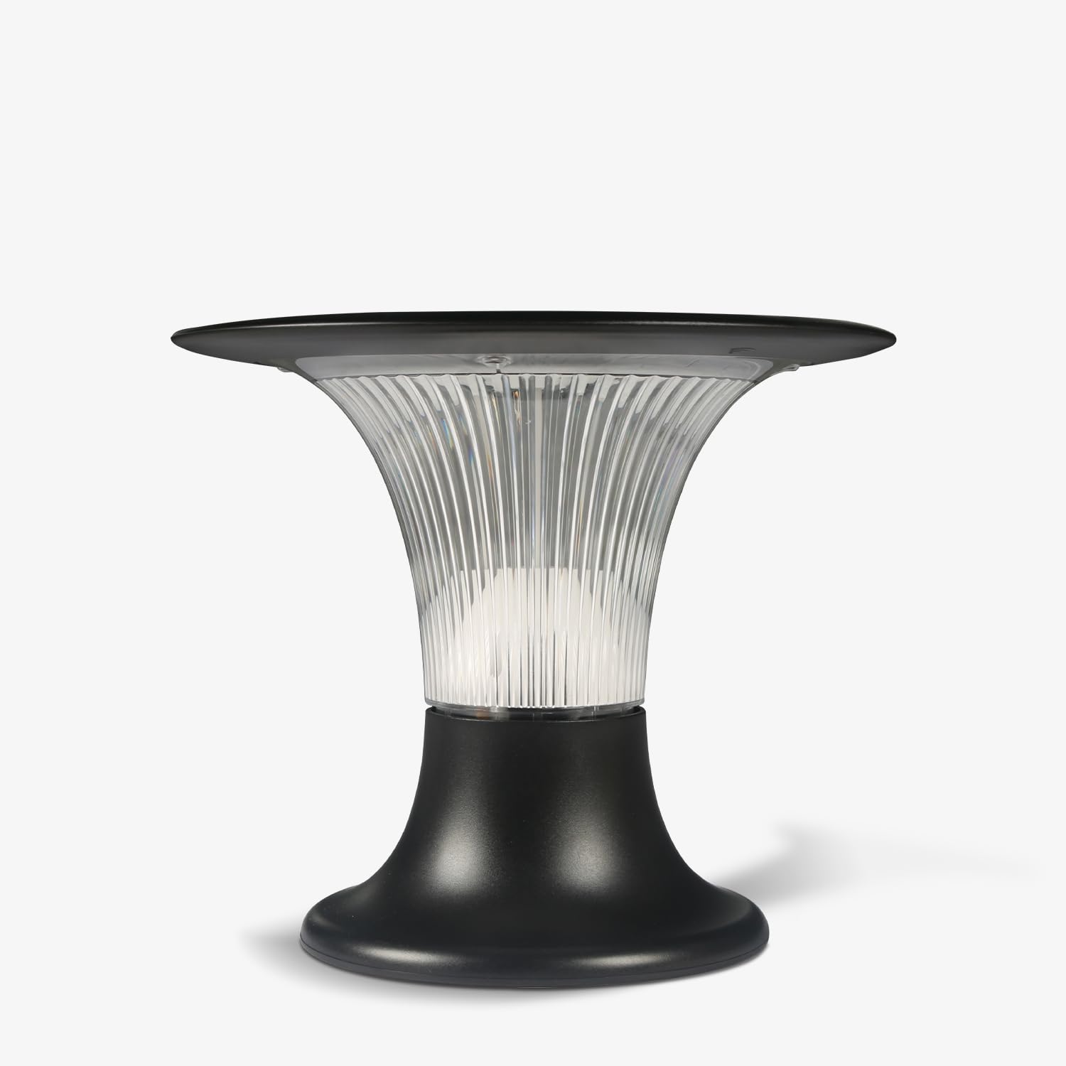Borne Solaire Extérieure Puissante – 2200 Lumens LED avec Détecteur de Mouvement – IP65 Étanche – Éclairage Jardin, Allée, Terrasse – 2 Modes Intelligents – Autonomie 80h (22 CM)