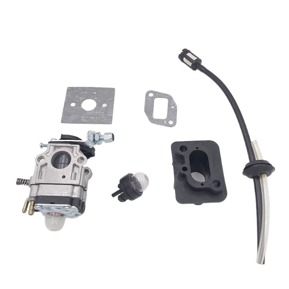 Conector de Base de carburador, Manguera del colector de admisión, Compatible con desbrozadoras de 43 CC, 52 CC, 40-5, BC430, CG430, 40-5, CG520, 1E40F-5, 44F-5 Piezas de jardín