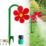 Verrückter Gänseblümchen Gartensprenger | Crazy Daisy Sprinkler | 360° Drehbarer Gartensprenger | Blumensprenger für Hunde | Verrückter Tanzender Garten Rasensprenger für Kinder