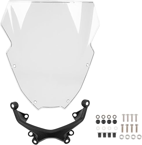 Miniatura 5 de Lorababer Alerón para parabrisas de motocicleta, deflector de viento de flujo de aire, compatible con Y-amaha MT09 FZ09 MT FZ 09 MT-09 2021 2022