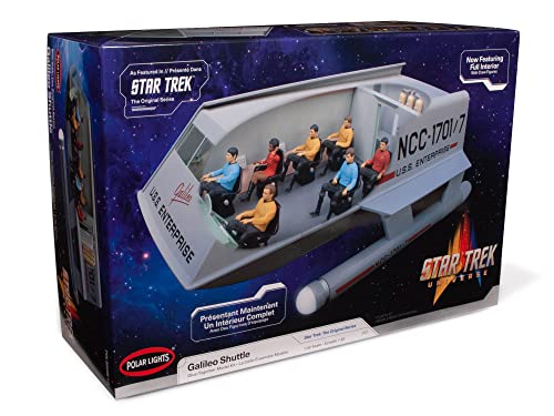 AMT Polar POL995M/12 1/32 Star Trek Galileo Shuttle avec aménagement intérieur, kit de modélisme, Multicolore