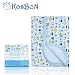 Kosbon Extra Large (40" x 30") Infant Baby Deluxe Flannel And Bamboo Fiber Cotton Change Pad,Waterproof Cartoon Pattern Diaper Changing Pad For Home And Travel (L Size, Car)