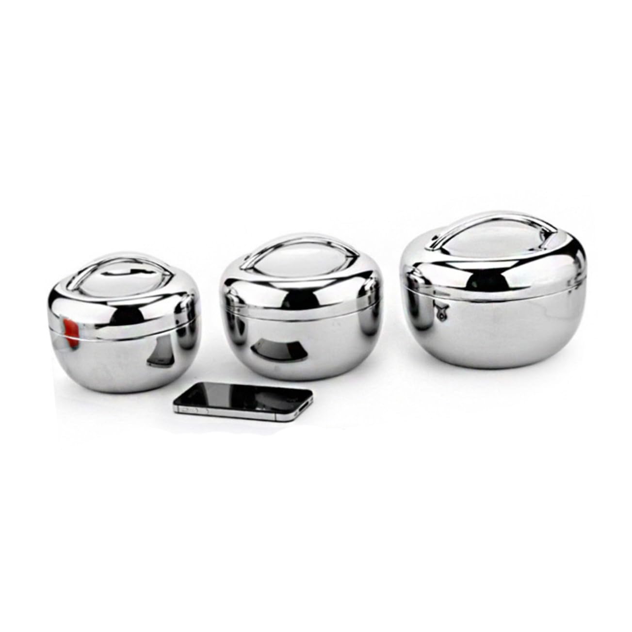 Boîte Lunch Inox avec Compartiments Thermique pour Repas Chaud Conteneur Alimentaire Portable Acier Inoxydable Boîte Rangement Pratique pour Étudiants et Travailleurs