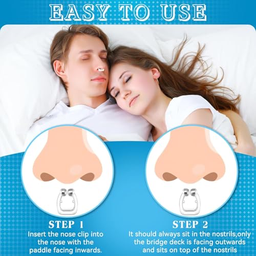 Hsthe Sea 12 Pack Magnetic Anti Snore Clip Reusable Snoring Device Effective Snoring Solution - Image 3