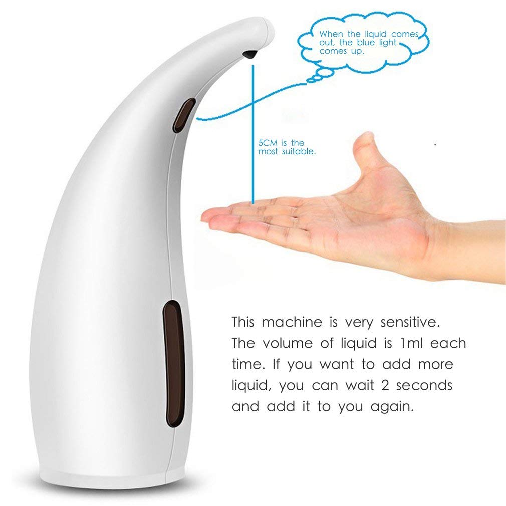 Dispenser Automatico di Sapone per Piatti Liquido con Sensore di Movimento A Infrarossi 300ML