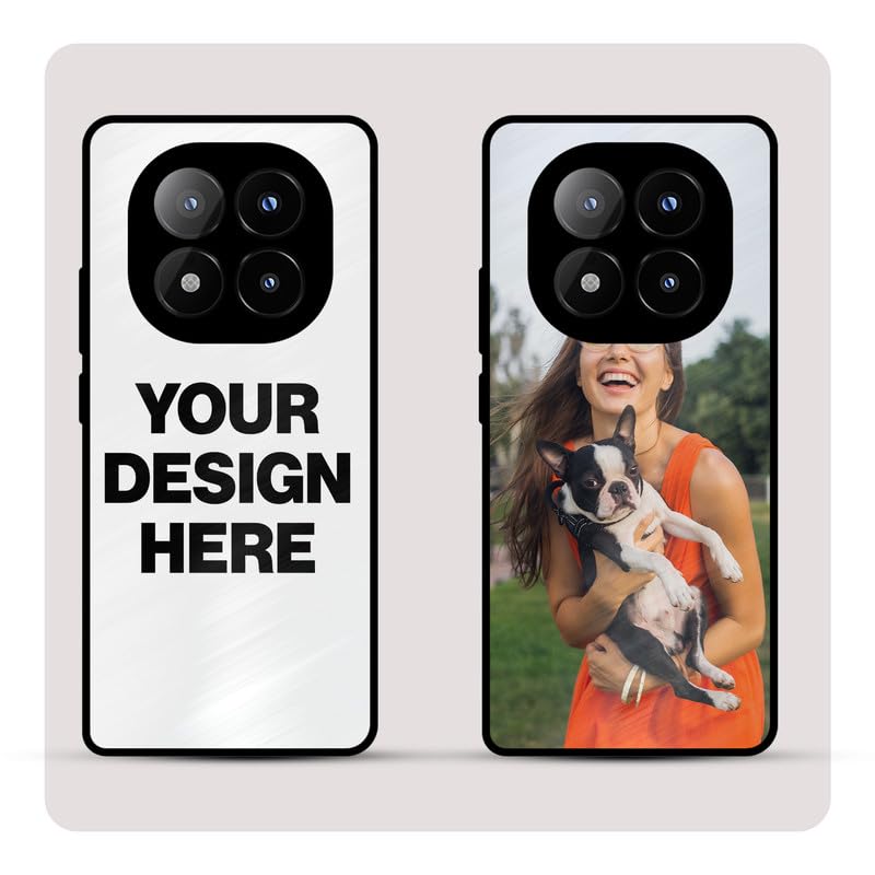 Image of Personalized Back Cover for Redmi Note 14 Pro Plus 5G | Custom Case with Name, Photo or Logo | PrintShield Hybrid with Soft TPU Grip & Scratch Protection