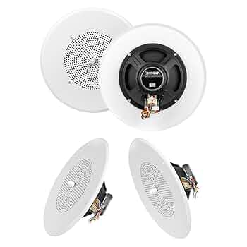 (未使用･未開封品)8 Ohm Ceiling Speaker w/ Volume Amazon.com: 8 IN Ceiling Speaker OFF WHITE : Electronics