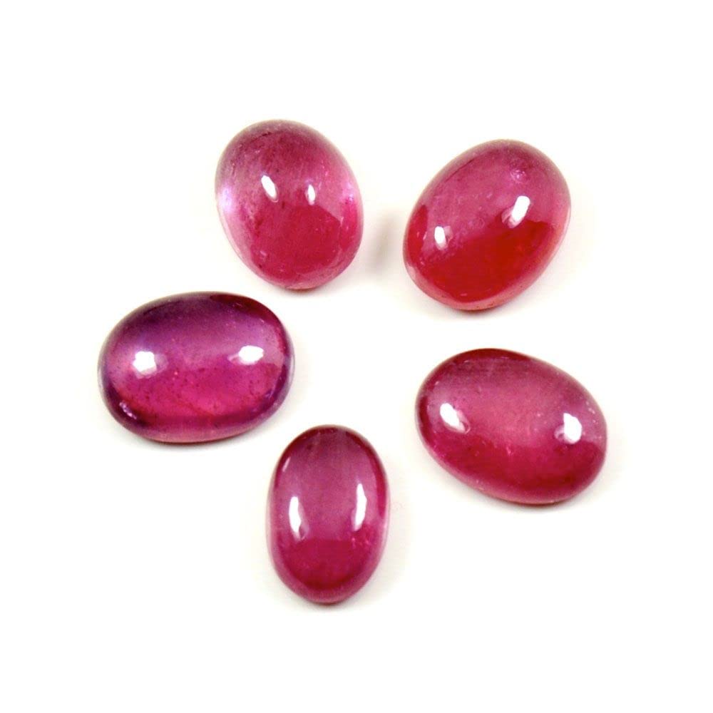 Natural Cabochon Ruby at Wholesale Lot (Rs 225/carat) Fine Quality Oval Shape माणिक Loose Gemstone for Reselling Astrologers Jewellers Healing Astrological Kark Rashi Cancer Zodiac Sign-image-35