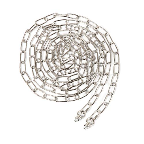 Image of Giluta Pendant Light Fixture Chain Heavy Duty 15 Feet Chandelier Chain Hanging Chain for Fruit Basket Lantern Plant Supports to 65 lbs Maximum Weight
