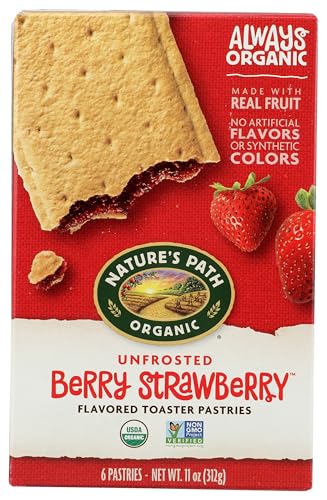 Nature's Path Toaster Pastries, Strawberry Un-Frosted, 6 ct