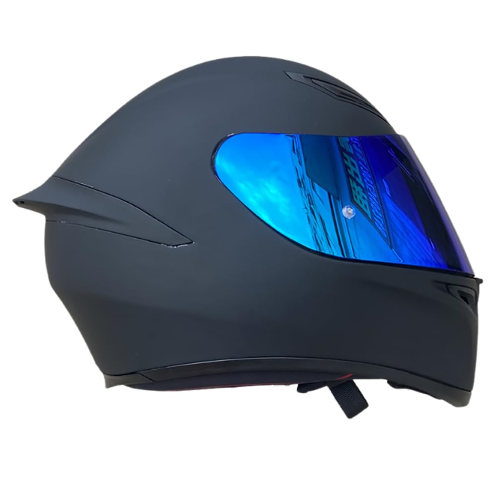 BSTOP K1 Face Shield Uv-Protected for AGV K1, K1S, K3SV, K5, K5S Helmet Shield Visor Windshield (Revo Deep Blue-Day use only) : Automotive