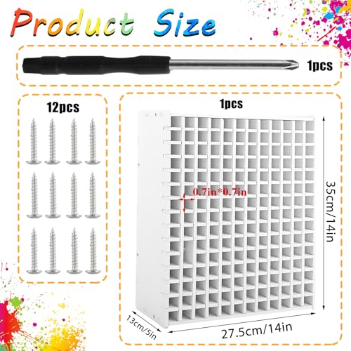 Rangement pour 180 marqueurs et crayons blanc facile à assembler