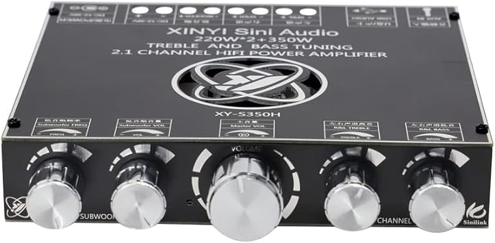 TPA3251 2*220W+350W Bluetooth Power Amplifier Board 2.1 Ch Class D Subwoofer Theater Audio Stereo Equalizer USB Sound Card Amplifier