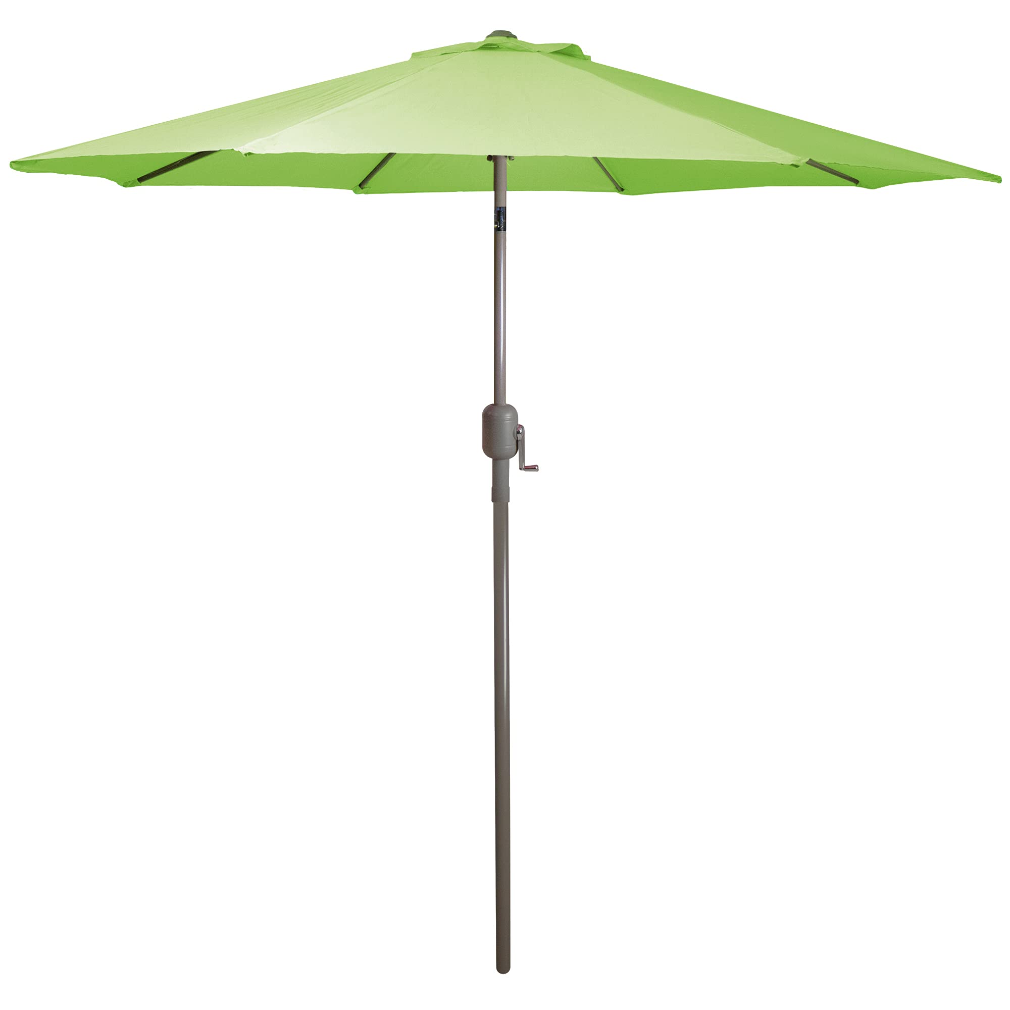 9ft Outdoor Patio Market Umbrella with Hand Crank and Tilt, Lime Green : Patio, Lawn & Garden