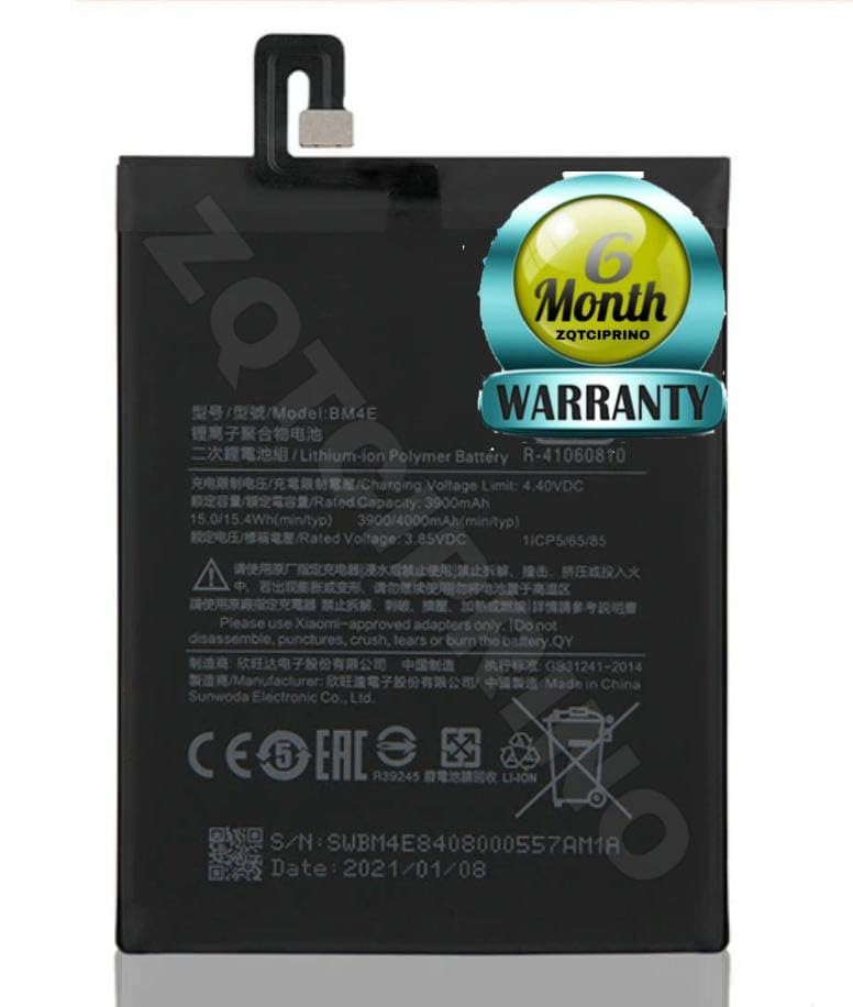 Image of Original BM4E Battery for Redmi Pocophone F1 Battery with 6 Month Warranty****(CC2107)