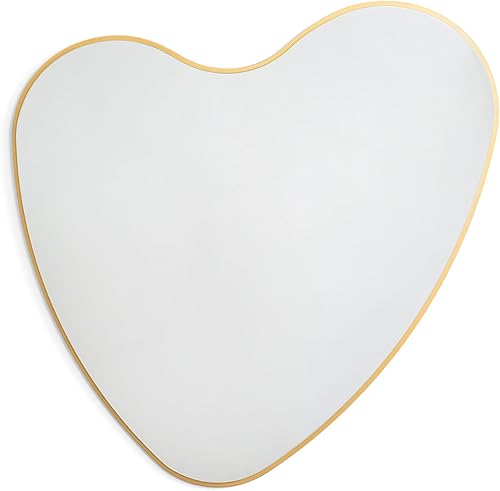 ninna home Espejo de pared irregular sin marco en forma de corazĂłn ninna home Espejo de pared irregular sin marco en forma de corazĂłn