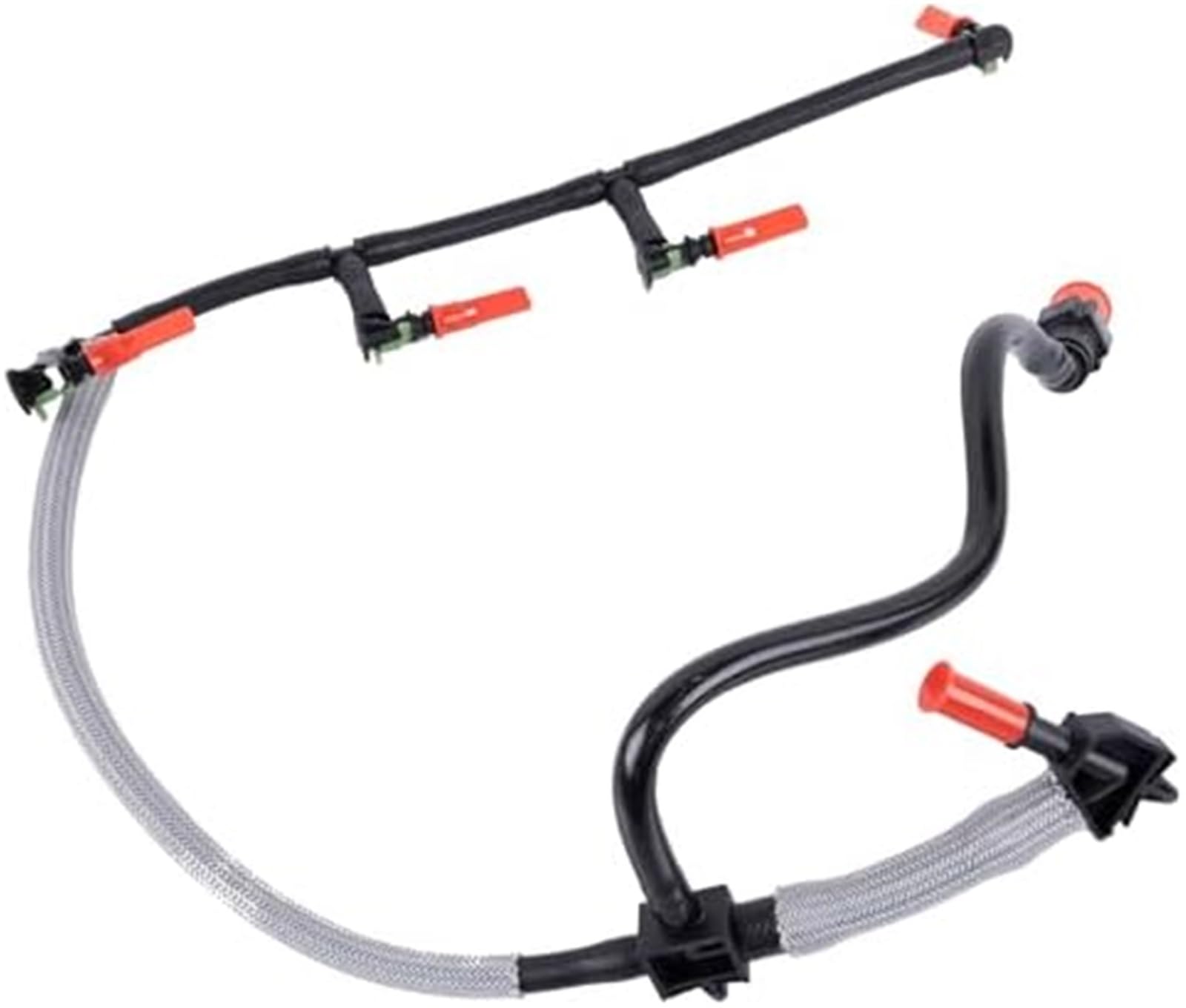 Mthxzy Fuel Return Hose Fuel Injector Leak Off Return Pipe Hose, for Transit Mk7 Mk8 2.2 Tdci Rwd Defender Replacement, 1761932 BK3Q9K022AG