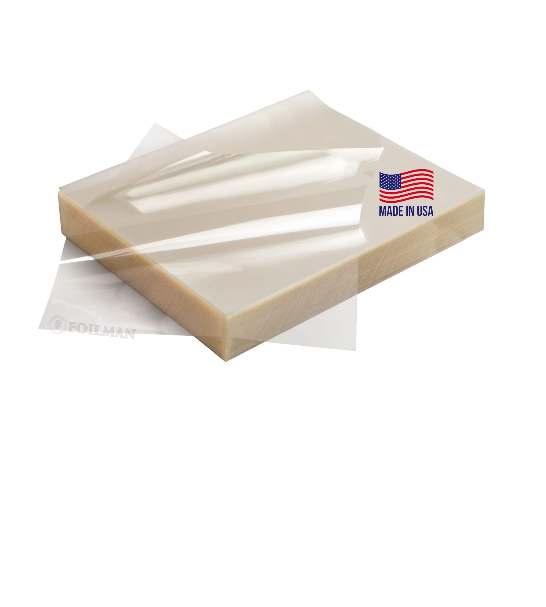 FoilmanClear Caramel, Candy and Chocolate Wrappers, Natural Cellophane (500 sheets - 5x3.5 inch)