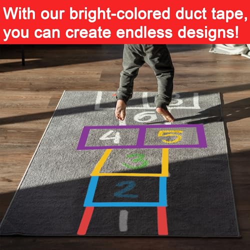 Image of Silver Duct Tape 1 Inch x 44 Yards, Heavy Duty Strong Adhesive No Residue, Waterproof All Weather Hand Tear Multi Use for HVAC Repair, Carpet Seaming,Household & Industrial Fixes.