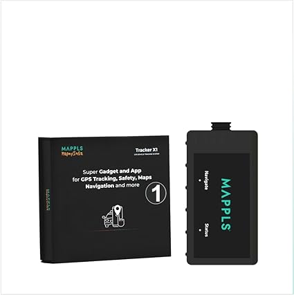 Mappls MapmyIndia GPS Vehicle Tracker x1 | Deep-Installed GPS Tracker | 1 Year Subscription | Geofencing, Driver Monitoring, Low Power Consumption and Vehicle Battery Information
