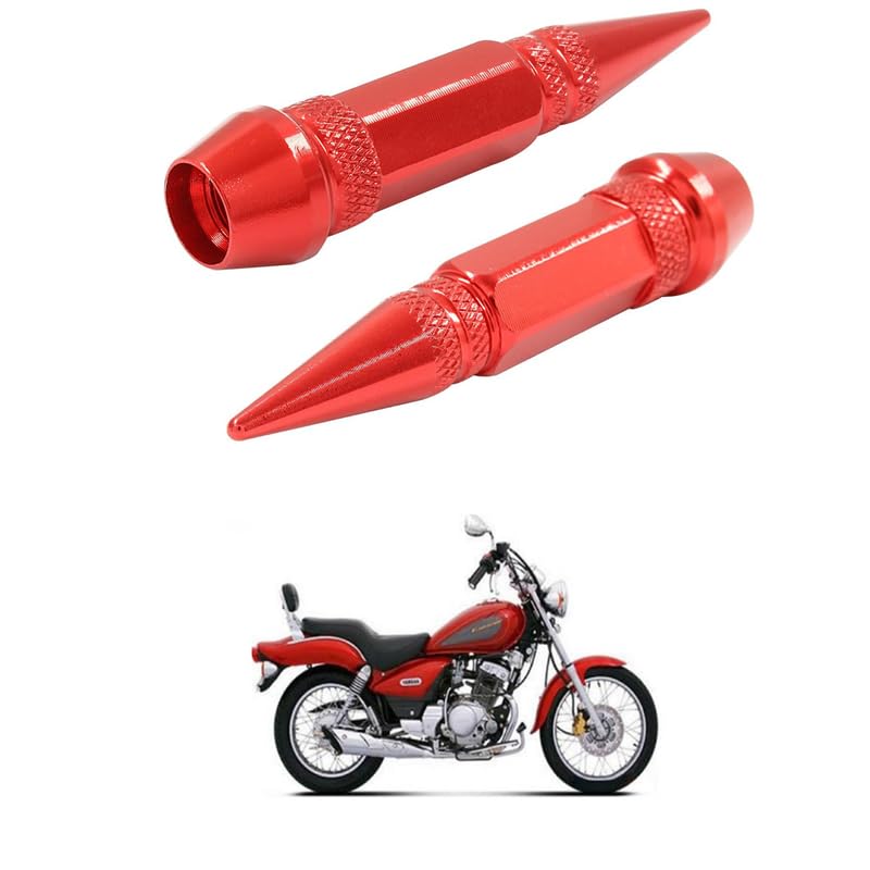 LOVMOTO Universal 2PC Spiked Aluminum Stem Valve Caps Dustproof Tire Wheel Stem Caps for Cars,SUVs,Trucks Bicycles and Motorcycles Comfortable with Enti-CER-image-39